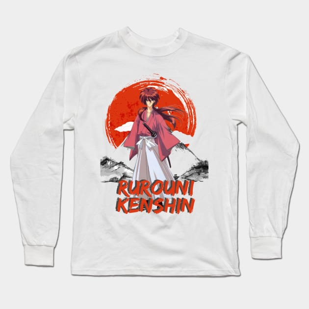 Kenshin samurai x Long Sleeve T-Shirt by hakim91